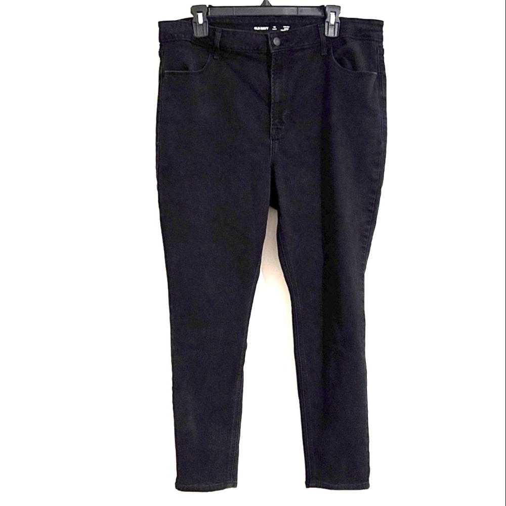 Old Navy Size 16 Short WOW Super Skinny Black Jeans